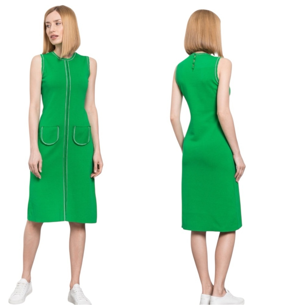 MAX MARA SPORTMAX Ebert Green Dress Size Medium